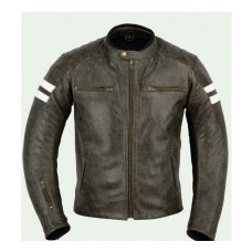 PSR Sports Leather Jacket 7866 Nevada Retro