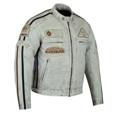 PSR Sports Leather Jacket 7871 Waxo Classic