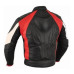 PSR Sports Leather Jacket 166 Red White Black