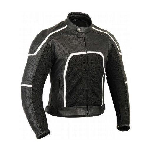 PSR Sports Leather Summer Jacket 172 Black Edition